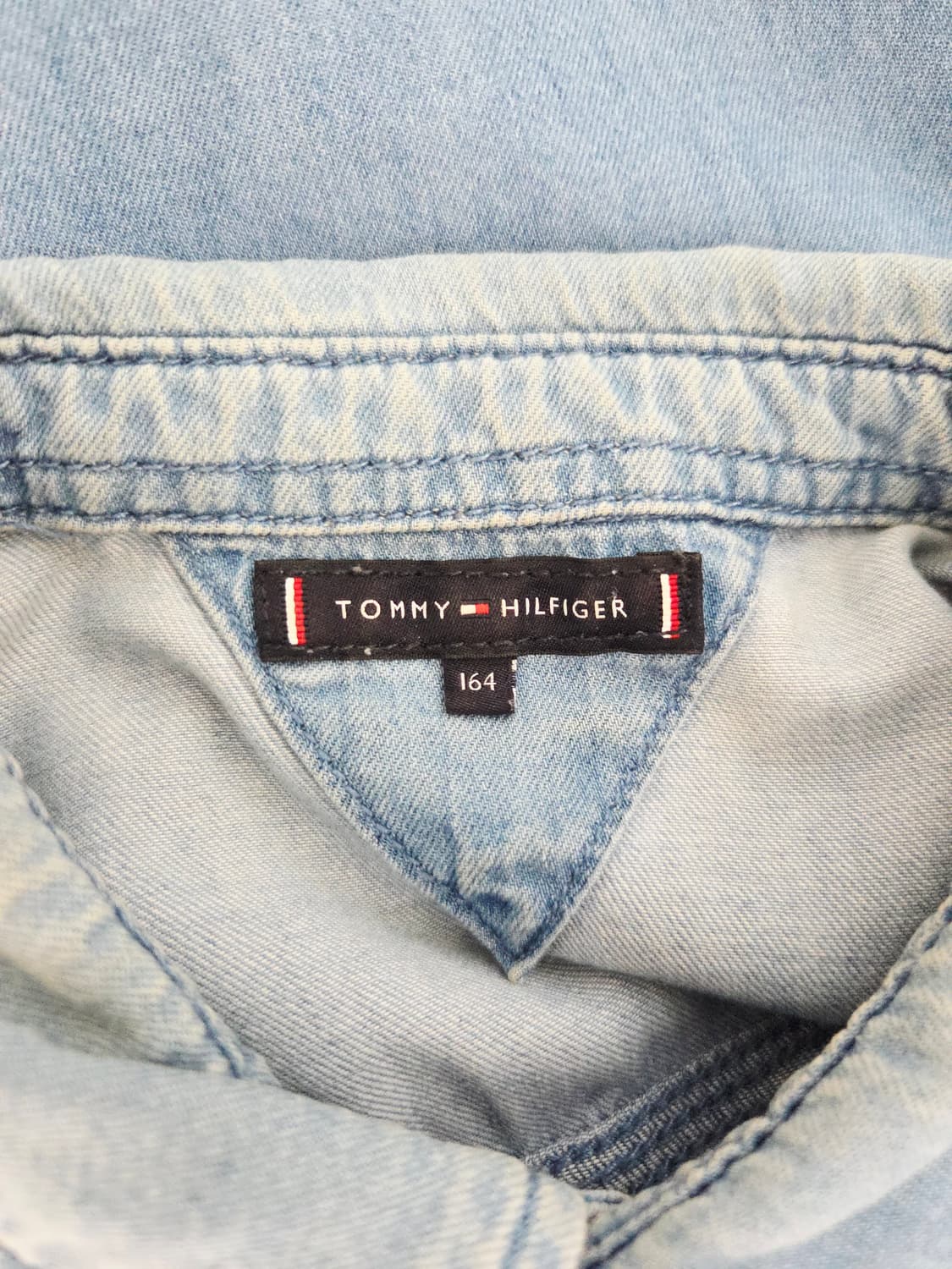 타미힐피거 데님 화이트 스냅 청남방 상품이미지6