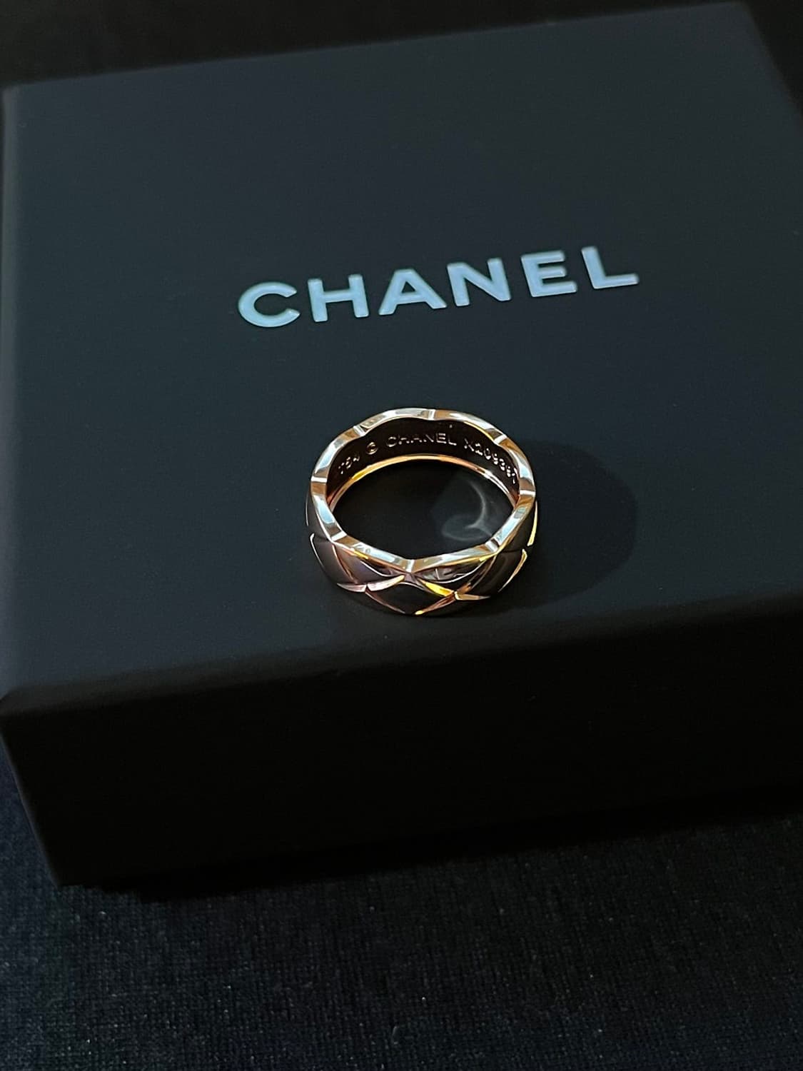 샤넬 정품 업사이클링 코코크러쉬 스몰 반지 상품이미지4