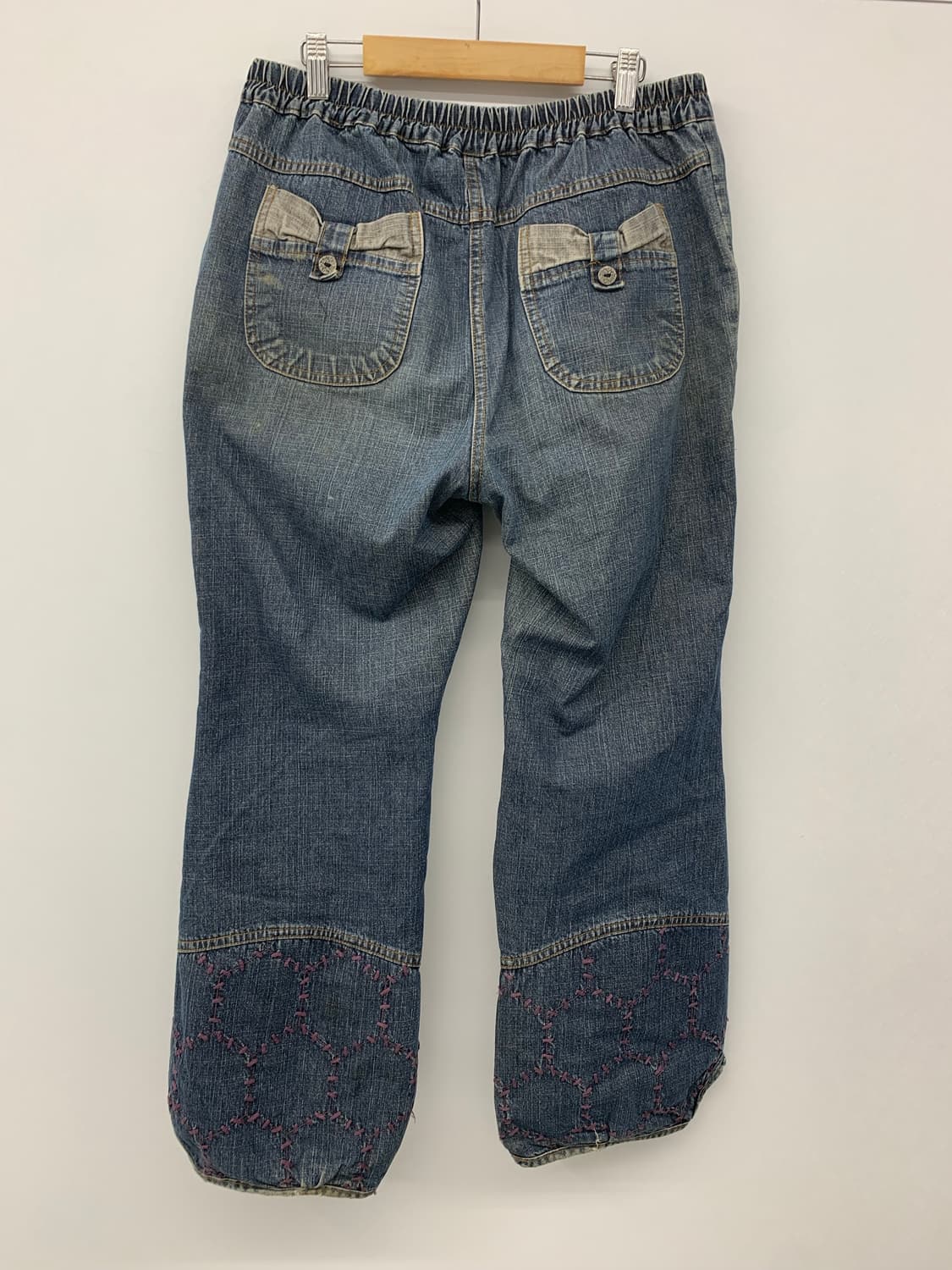재패니즈 패치 데님 팬츠 상품이미지4