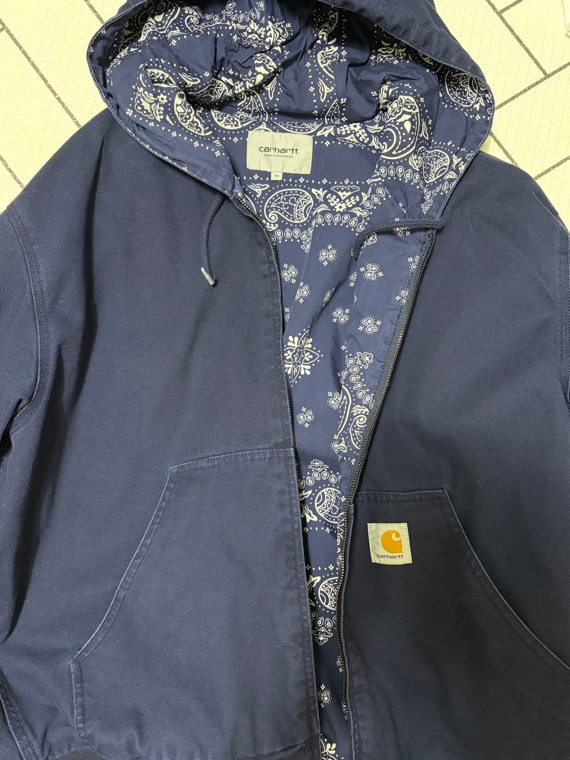 칼하트 반다나 후드집업 M 상품이미지5