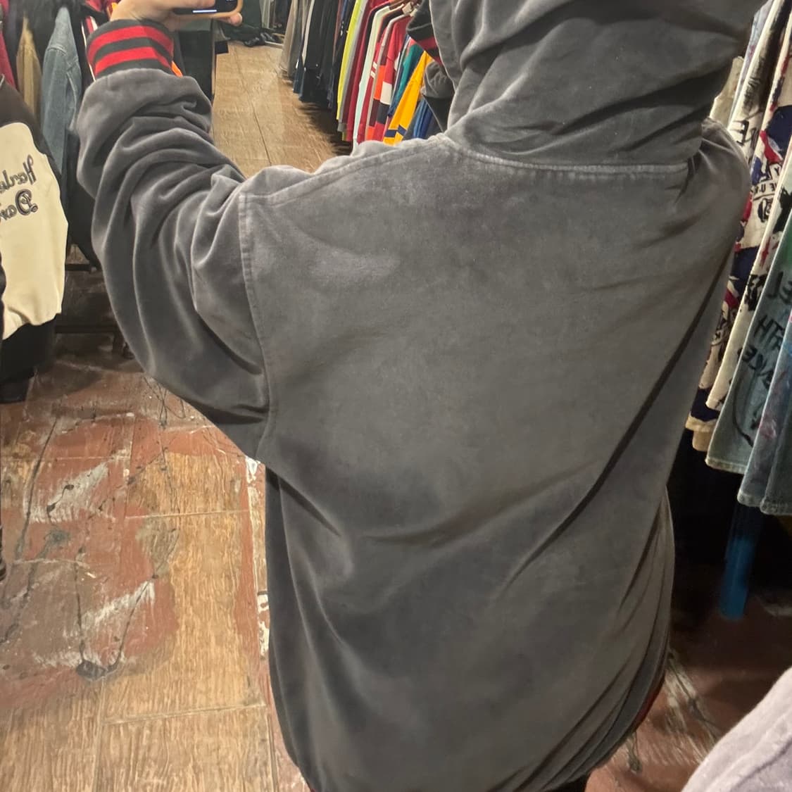 [Hi] 그레이 벨벳 져지 상품이미지6