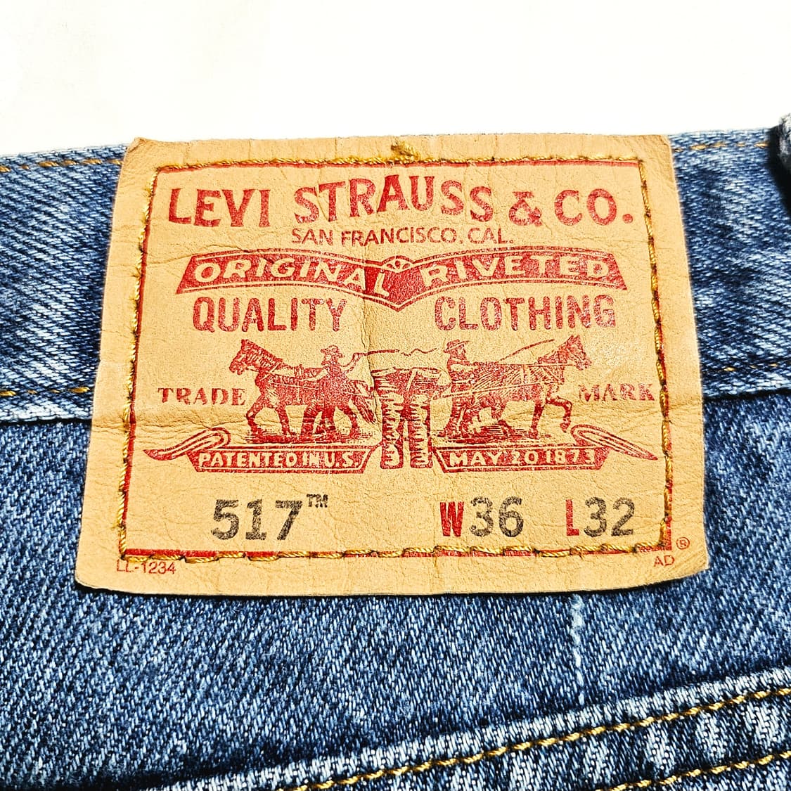 [36X32][리바이스]00's 517™디스트로이드 부츠컷 데님 상품이미지7