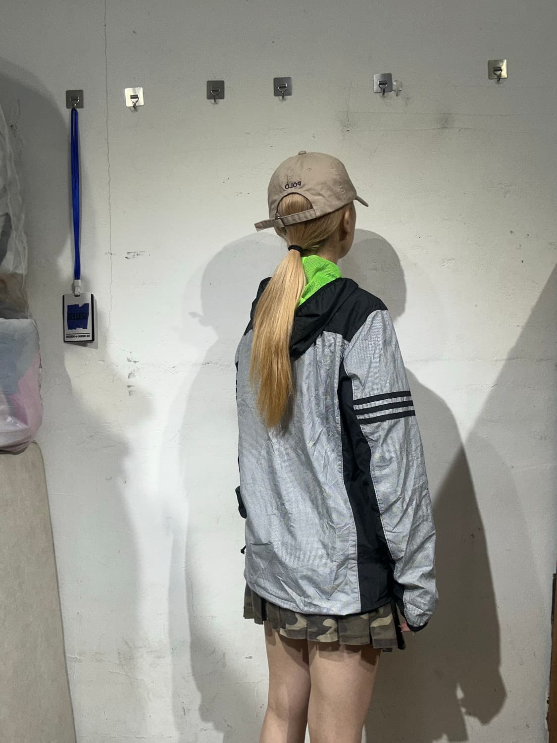 아디다스 그레이 블랙 삼선 후드 트랙탑 져지 M 상품이미지3