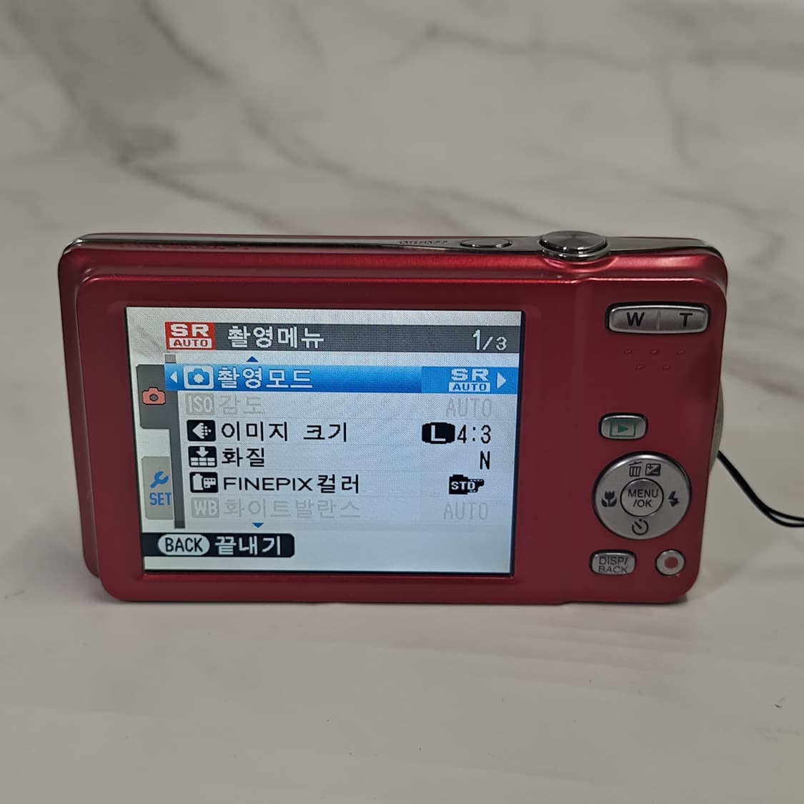 상태굿! 후지필름 파인픽스 Finepix T400 빈티지 카메라 상품이미지6