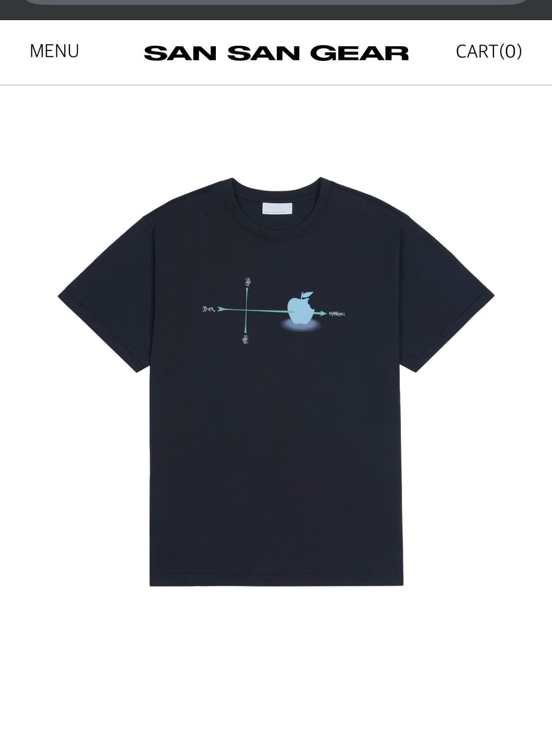 산산기어 피어스 티셔츠 상품이미지1