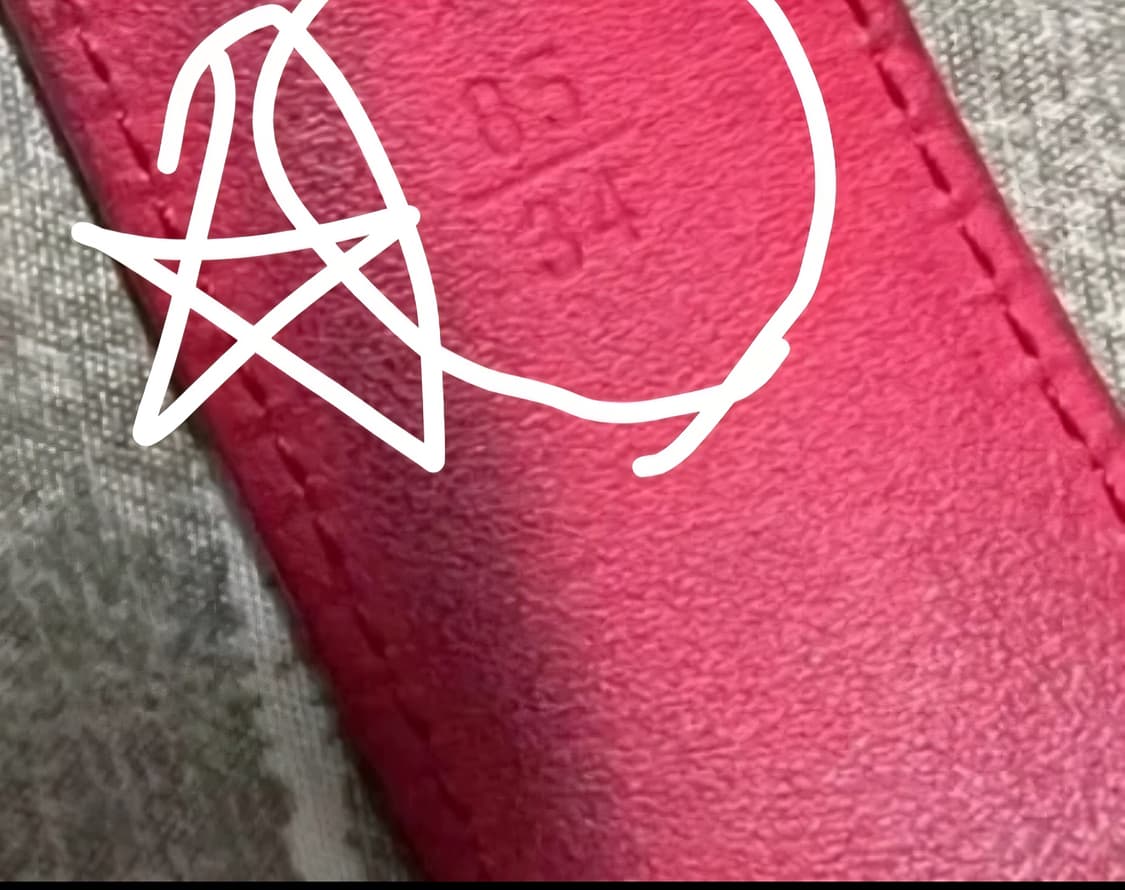 루이비통 멀티컬러 모노그램 벨트 85/34 상품이미지8