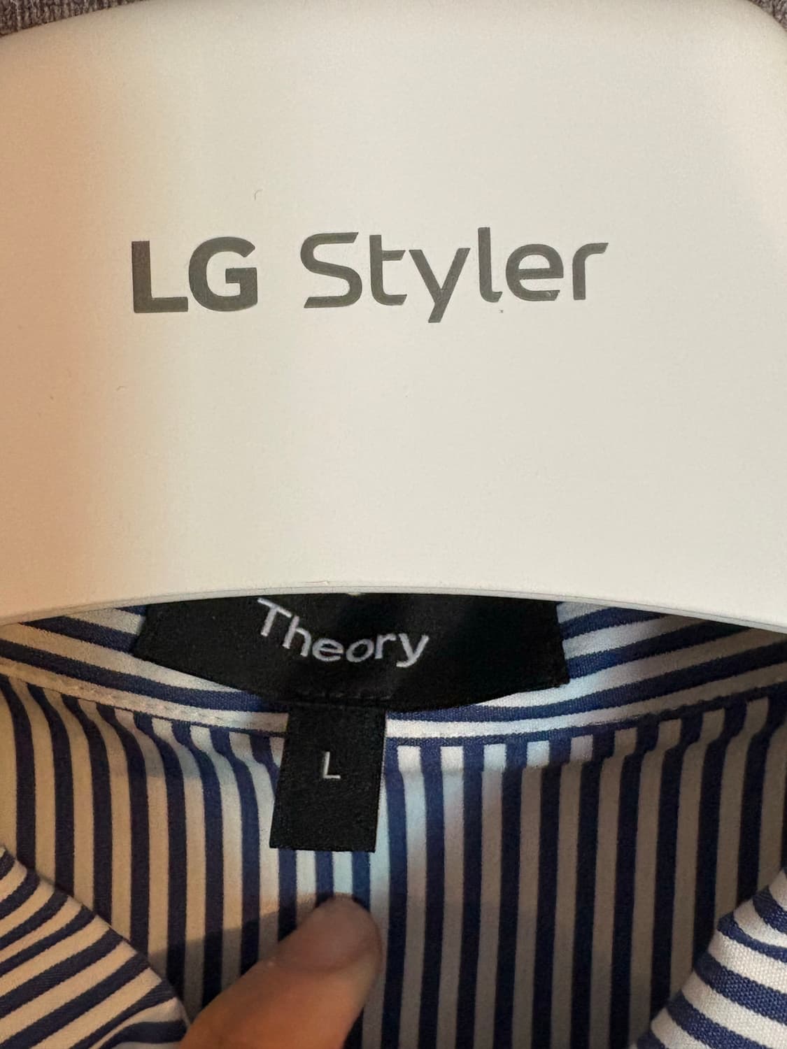 Theory 스트라이프 셔츠 L 상품이미지2