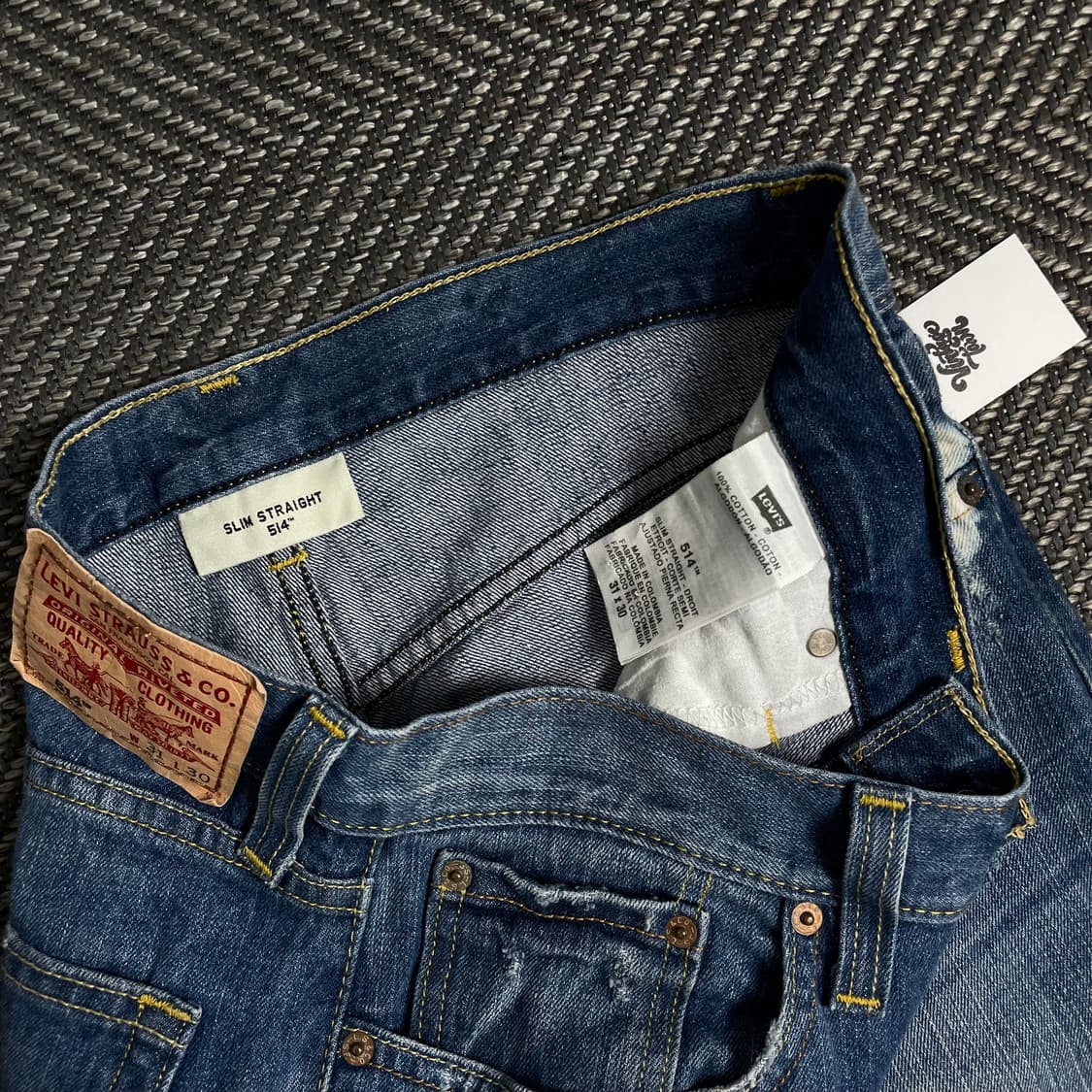 리바이스 514 블리치드 타이다이 데님 팬츠o 3995 상품이미지6