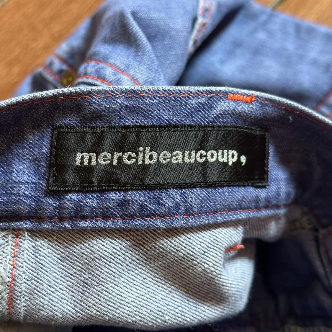 Mercibeaucoup baggy cotton denim pants 상품이미지6