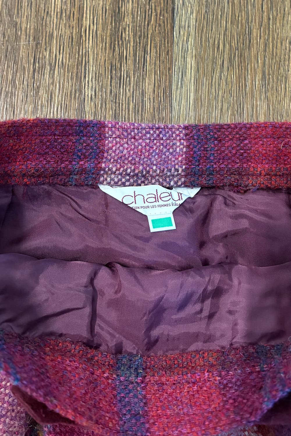 Layered Checkered Skirt 상품이미지5