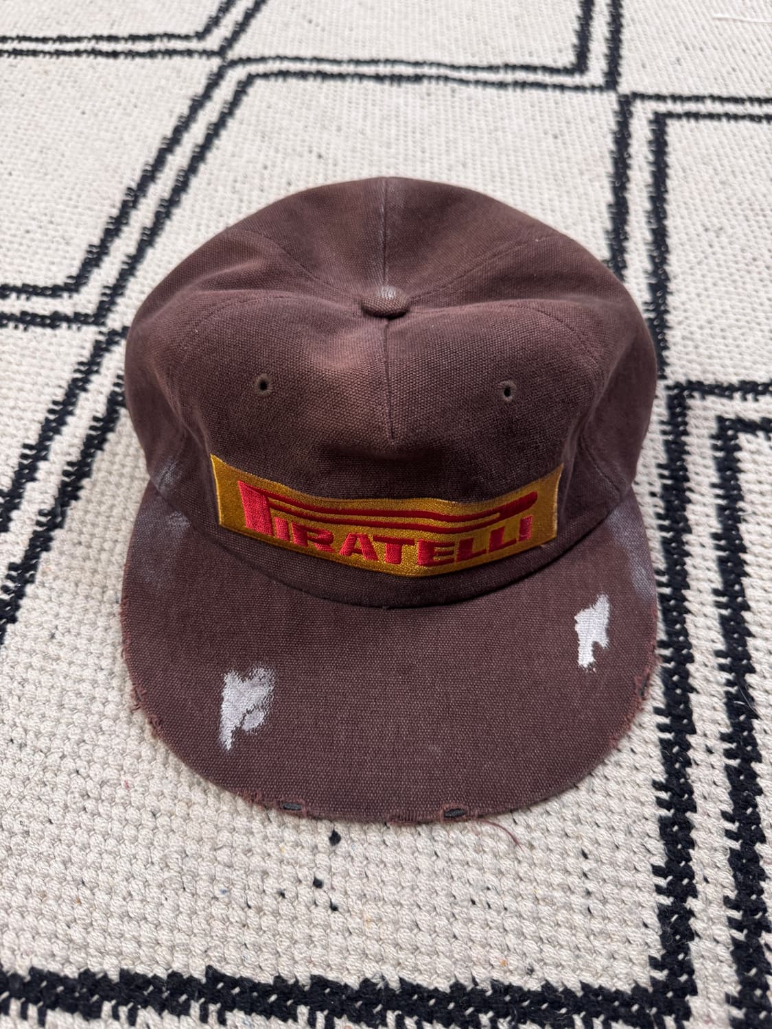 [새제품] RAR PRTL 페인티드 빈티지 트러커 캡_브라운 상품이미지4