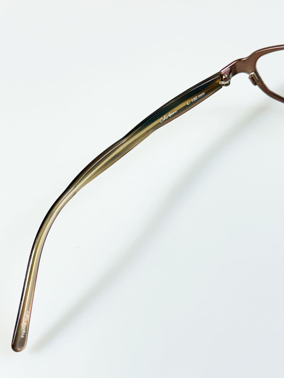 Cole Haan 브라운 슬림 오벌 프레임 빈티지 안경 상품이미지7