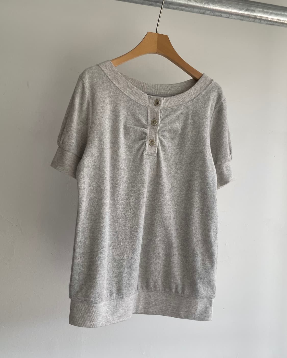 Terry button pullover 상품이미지2