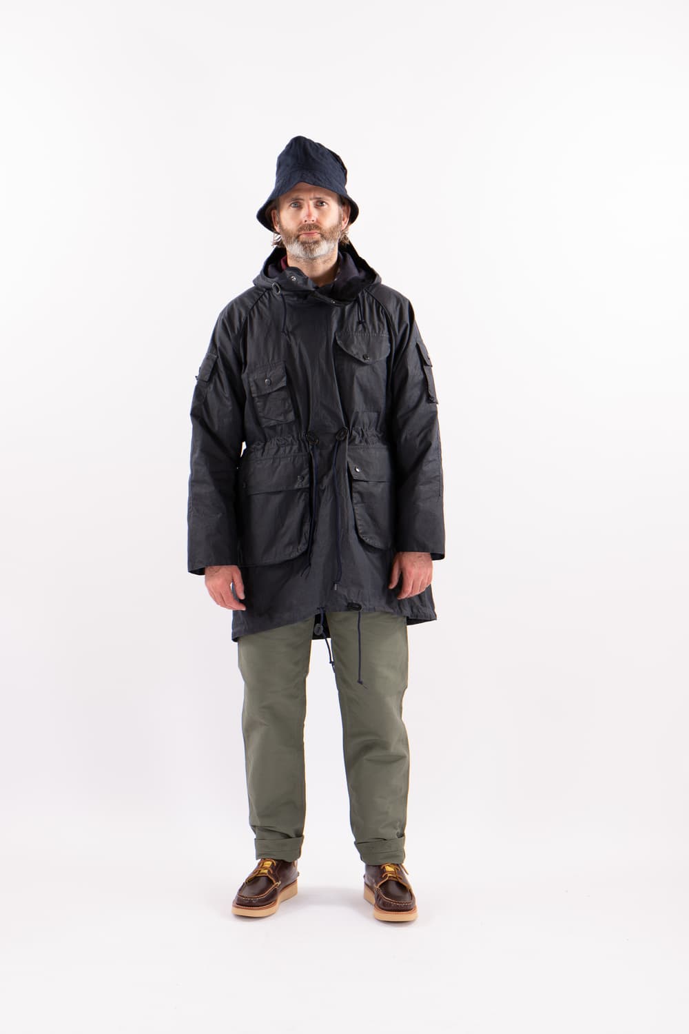 ♤필독♤ 바버 x 엔지니어드가먼츠 왁스 사파리 자켓 상품이미지3