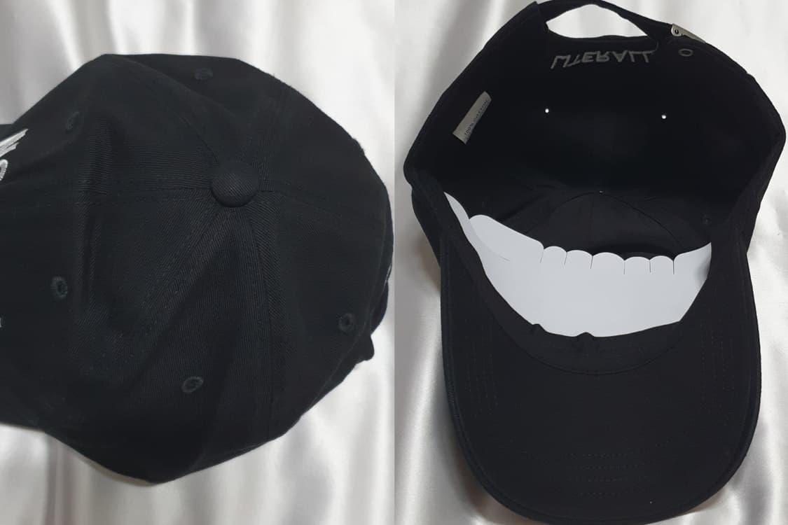 블랙 레터링 no fun 로고 볼캡 모자 상품이미지6