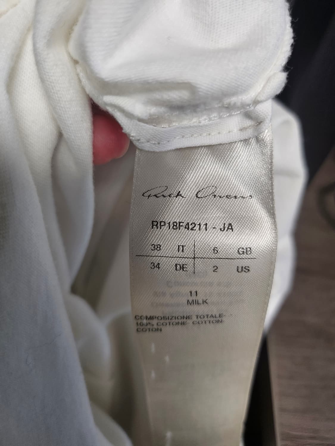 Rick owens릭오웬스여성 롱티(38) 상품이미지2