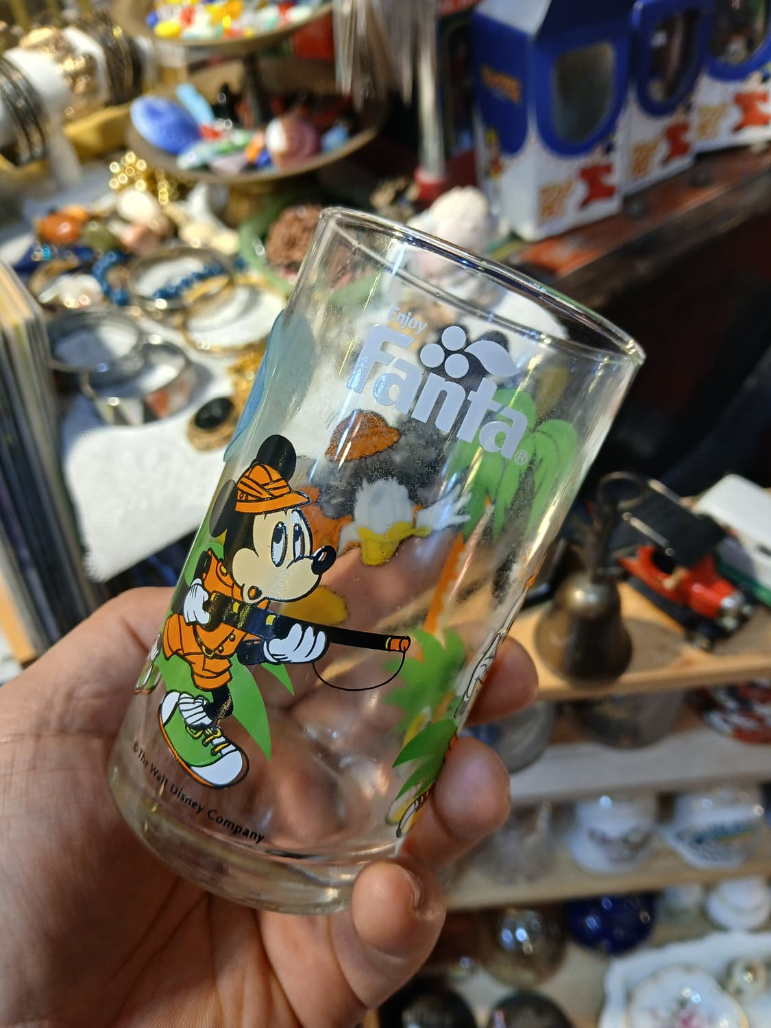 빈티지 디즈니 환타 유리컵 상품이미지2