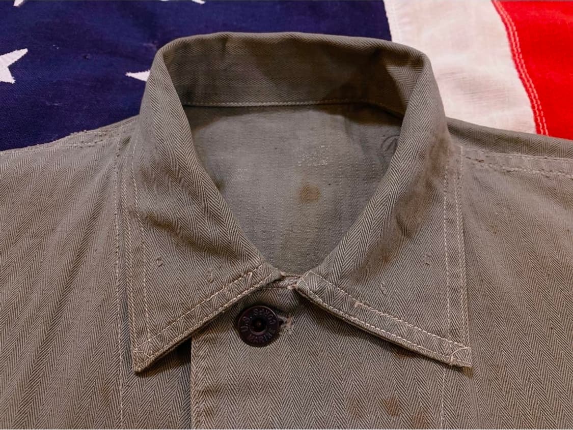 빈티지 밀리터리 자켓 1940’s WWII USMC P-41 HBT 재킷 상품이미지4