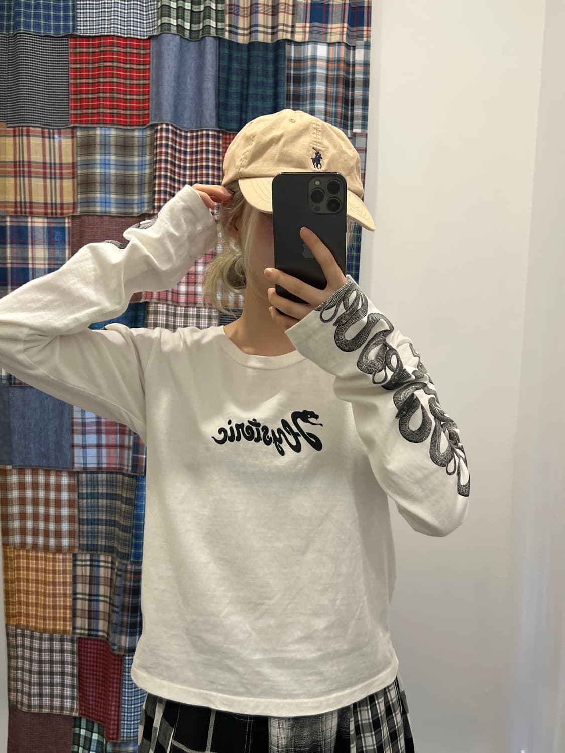 히스테릭 글래머 스네이크 롱슬리브 상품이미지1