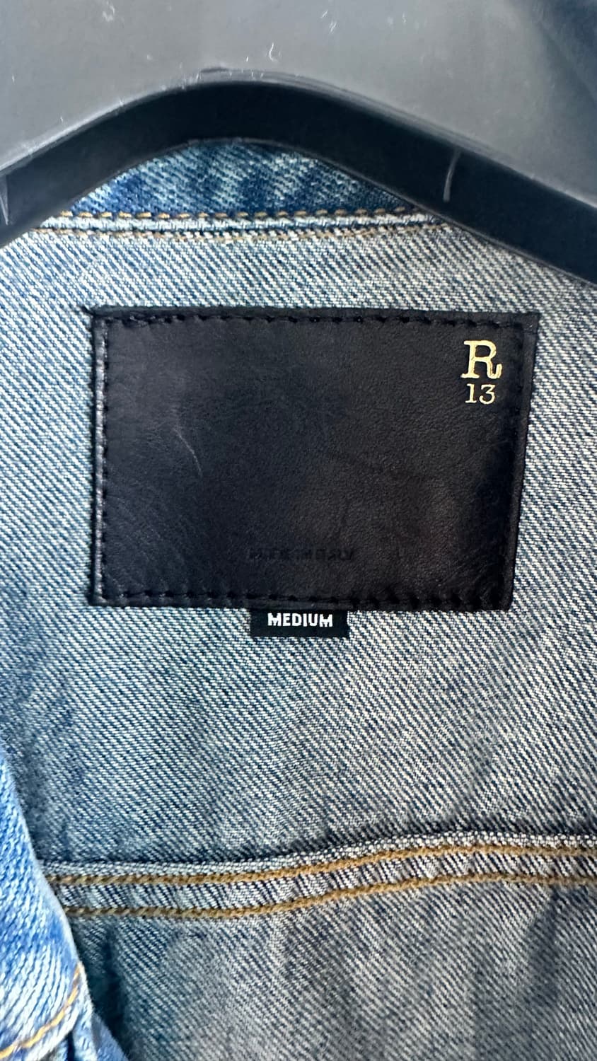 R13 알써티 데님 자켓 아우터 상품이미지3