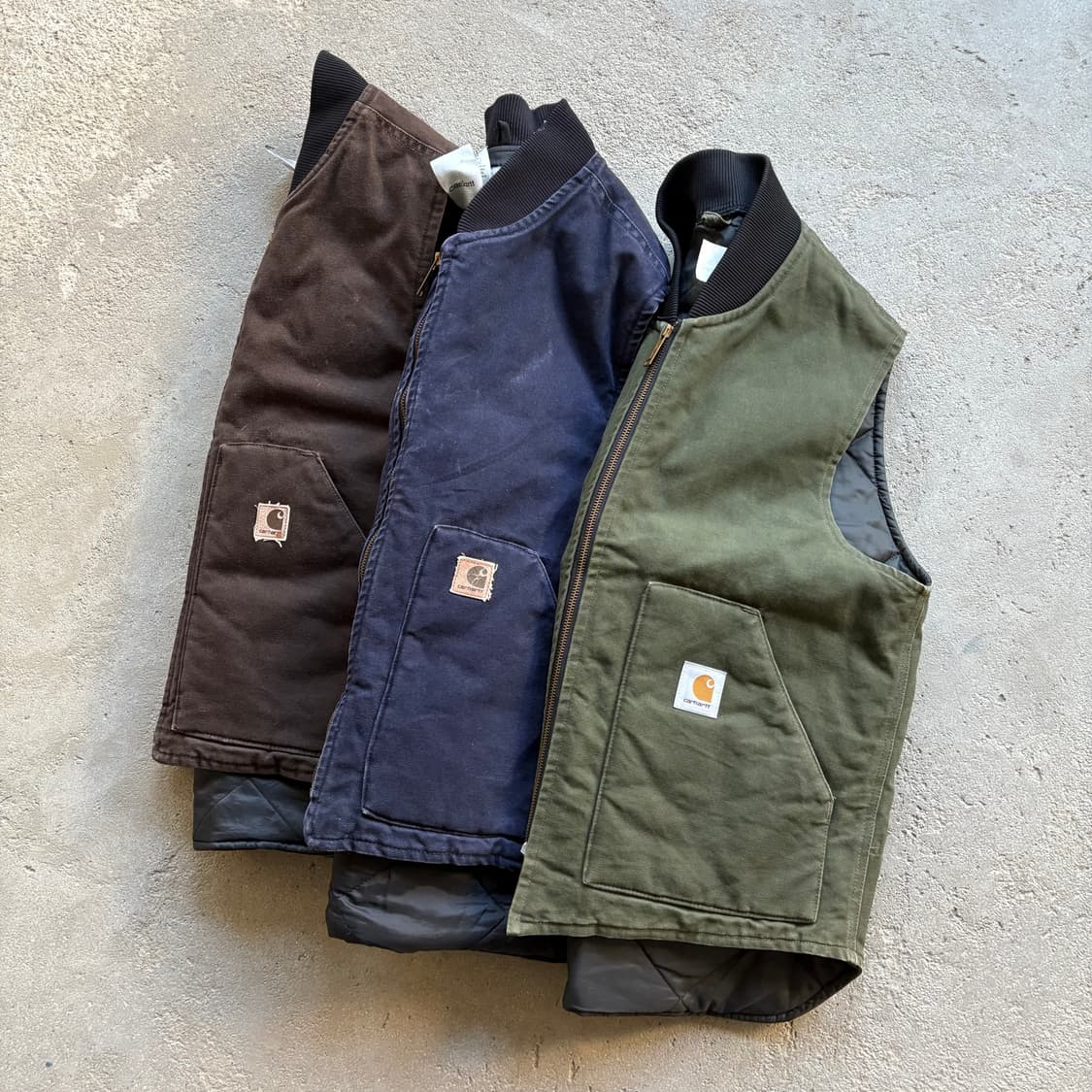 칼하트 VQ184 모스그린 퀼티드 라인 베스트 상품이미지8