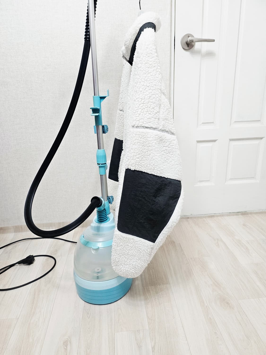 (105~110)XL☆초대장급☆ 아디다스 [화이트카키] 쉐르파 후리스점퍼 상품이미지5