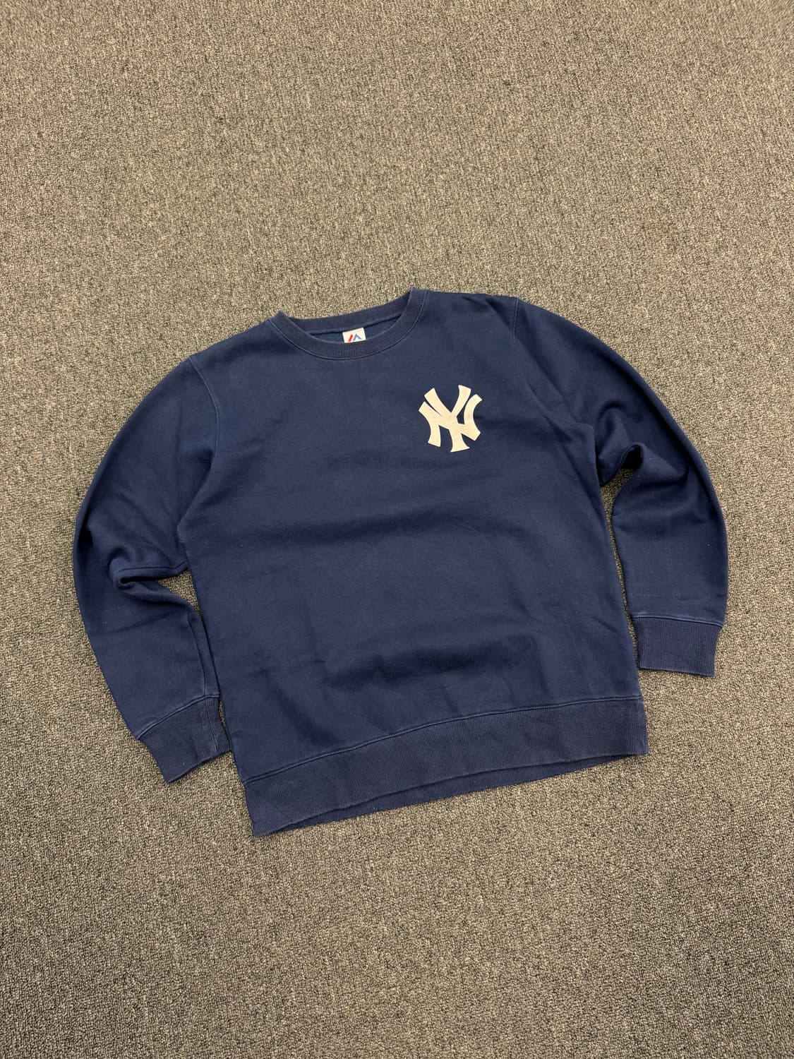 마제스틱 빈티지 뉴욕 양키스 네이비 스웻셔츠 상품이미지1