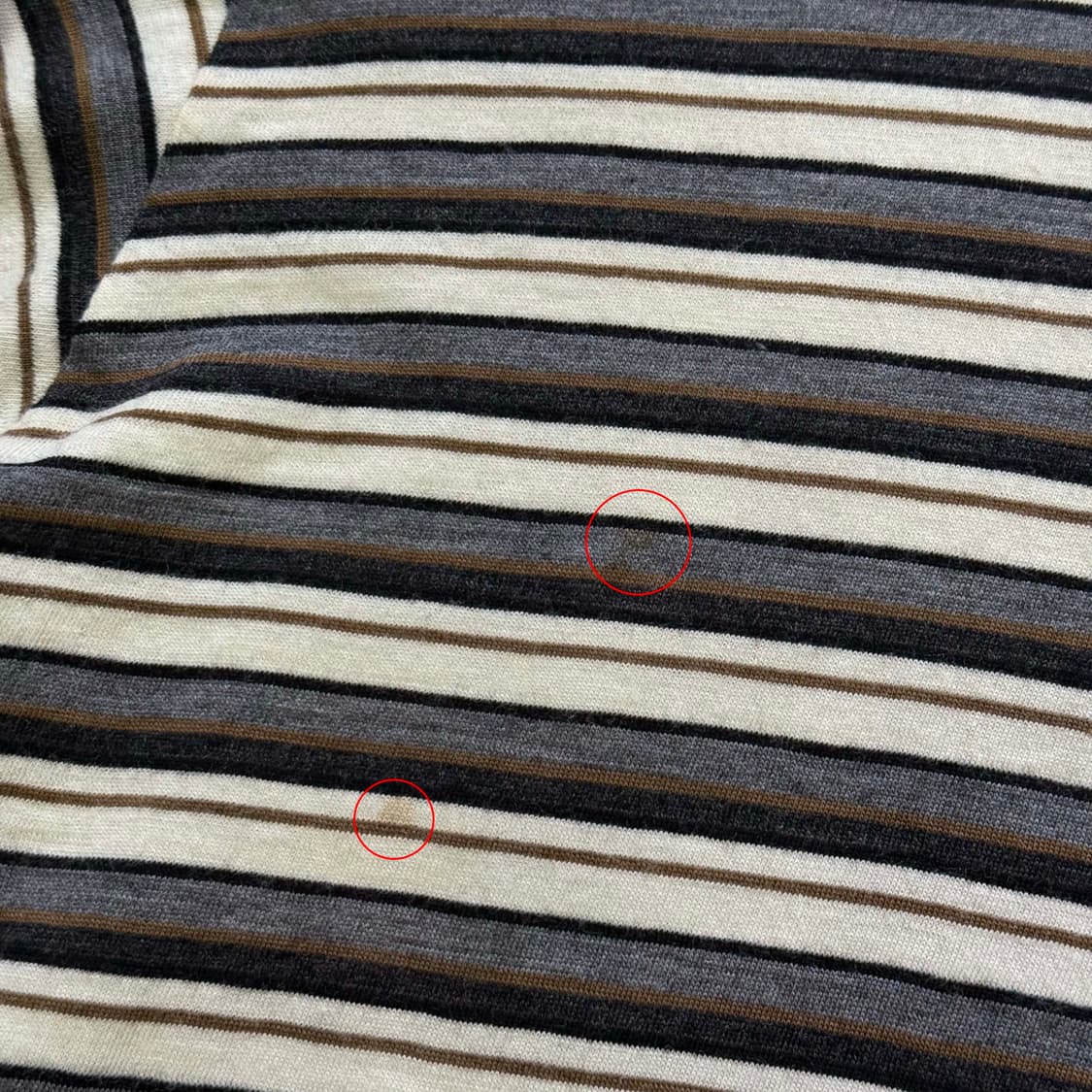 90s dunhill 울 스트라이프 긴팔 티셔츠 상품이미지4