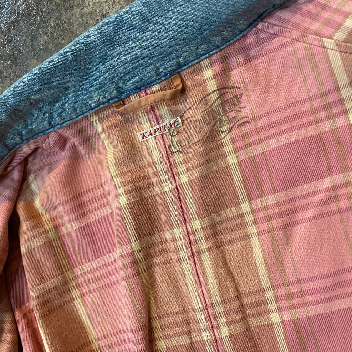 캐피탈 빈티니 데님 롱 코트  상품이미지8