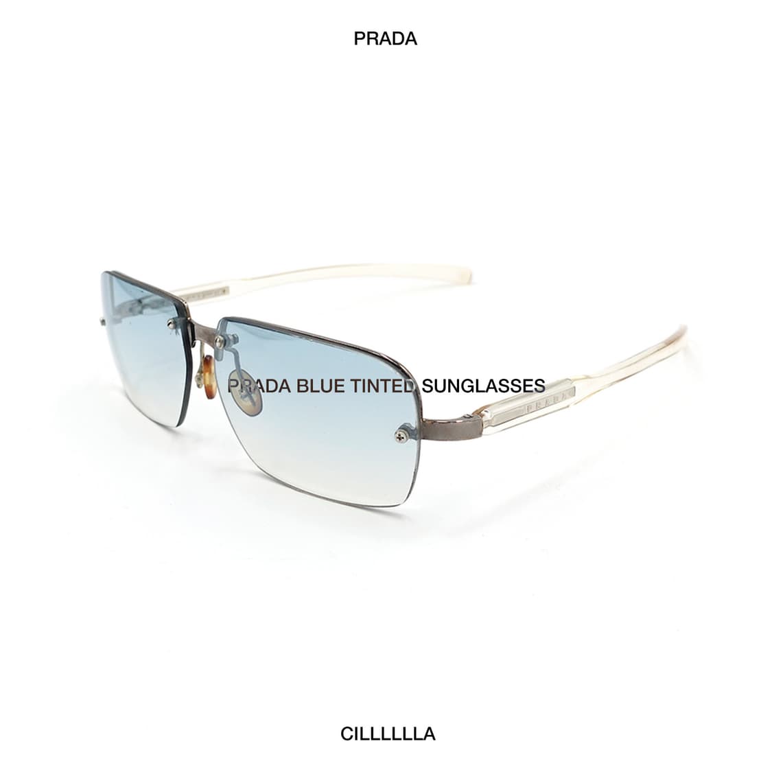 PRADA 프라다 블루 틴티드 선글라스 상품이미지1
