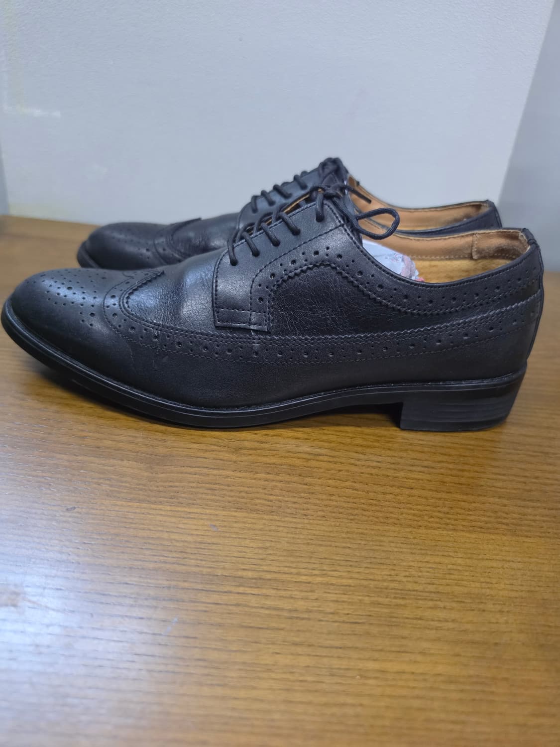 킨록앤더슨 남성 윙팁 구두 블랙 상품이미지4