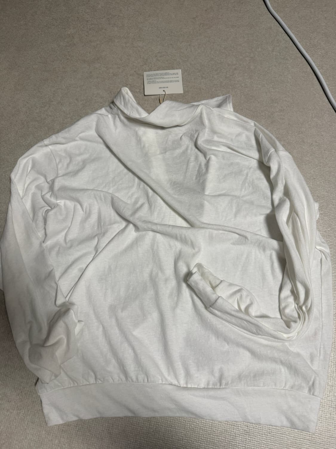 포에토 cool kyale henry tee ivory 상품이미지3
