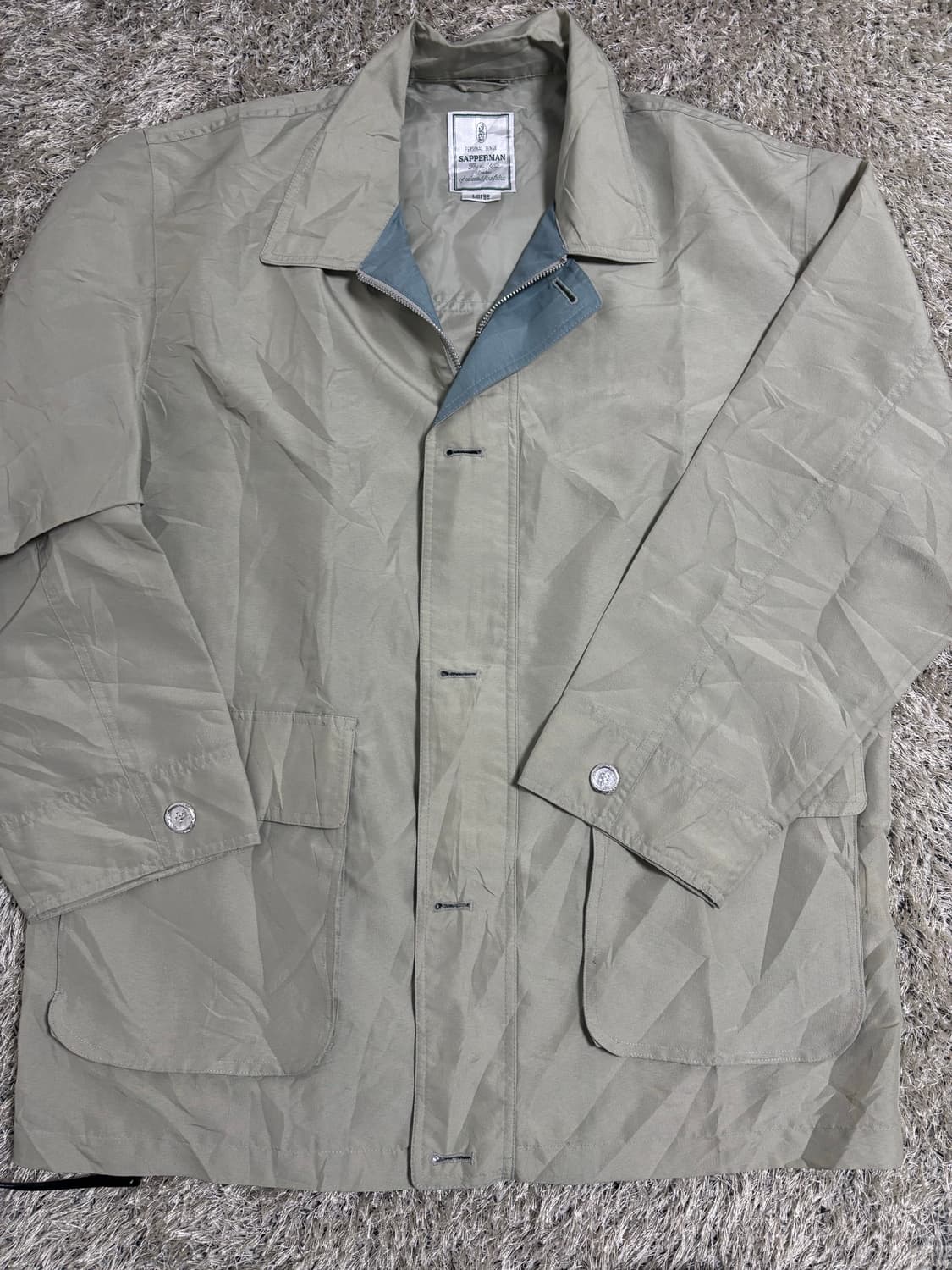 일본판 SAPPERMAN 폴리자켓 사이즈 105-110 상품이미지1