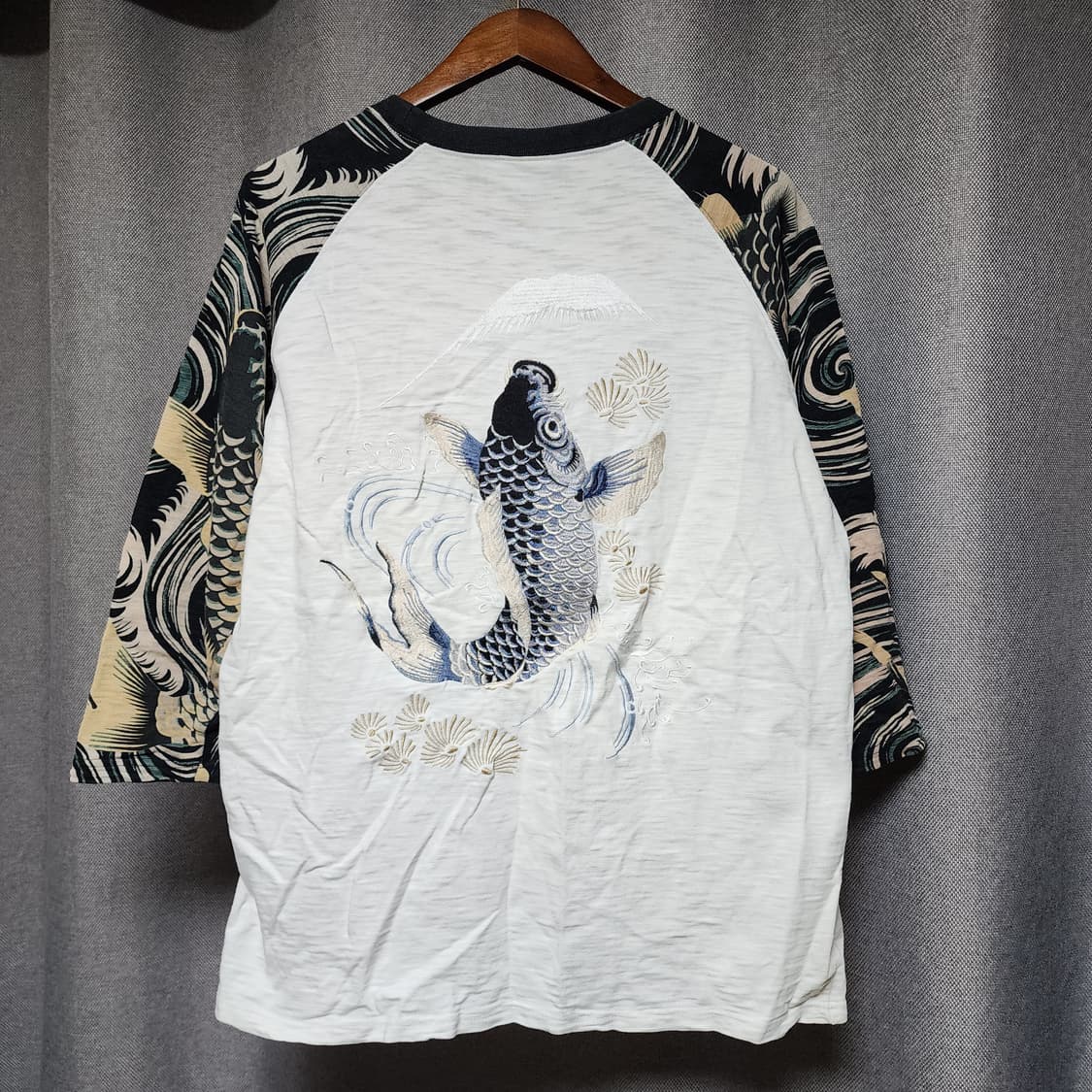 오리엔탈 나그랑 7부 잉어자수 롱슬리브 상품이미지1