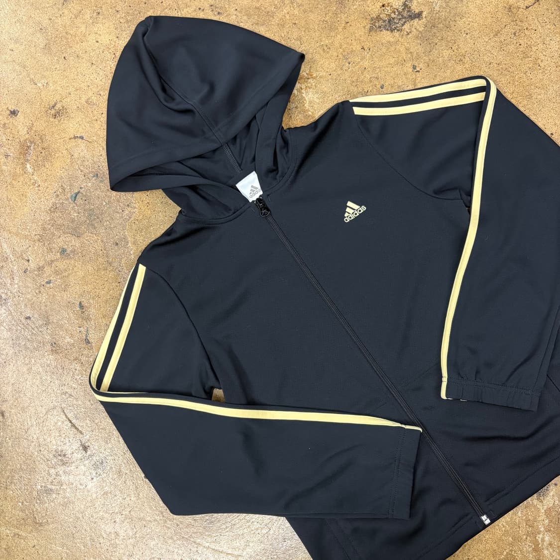[정품/95] 아디다스 져지 후드 집업 블랙 b18 상품이미지1