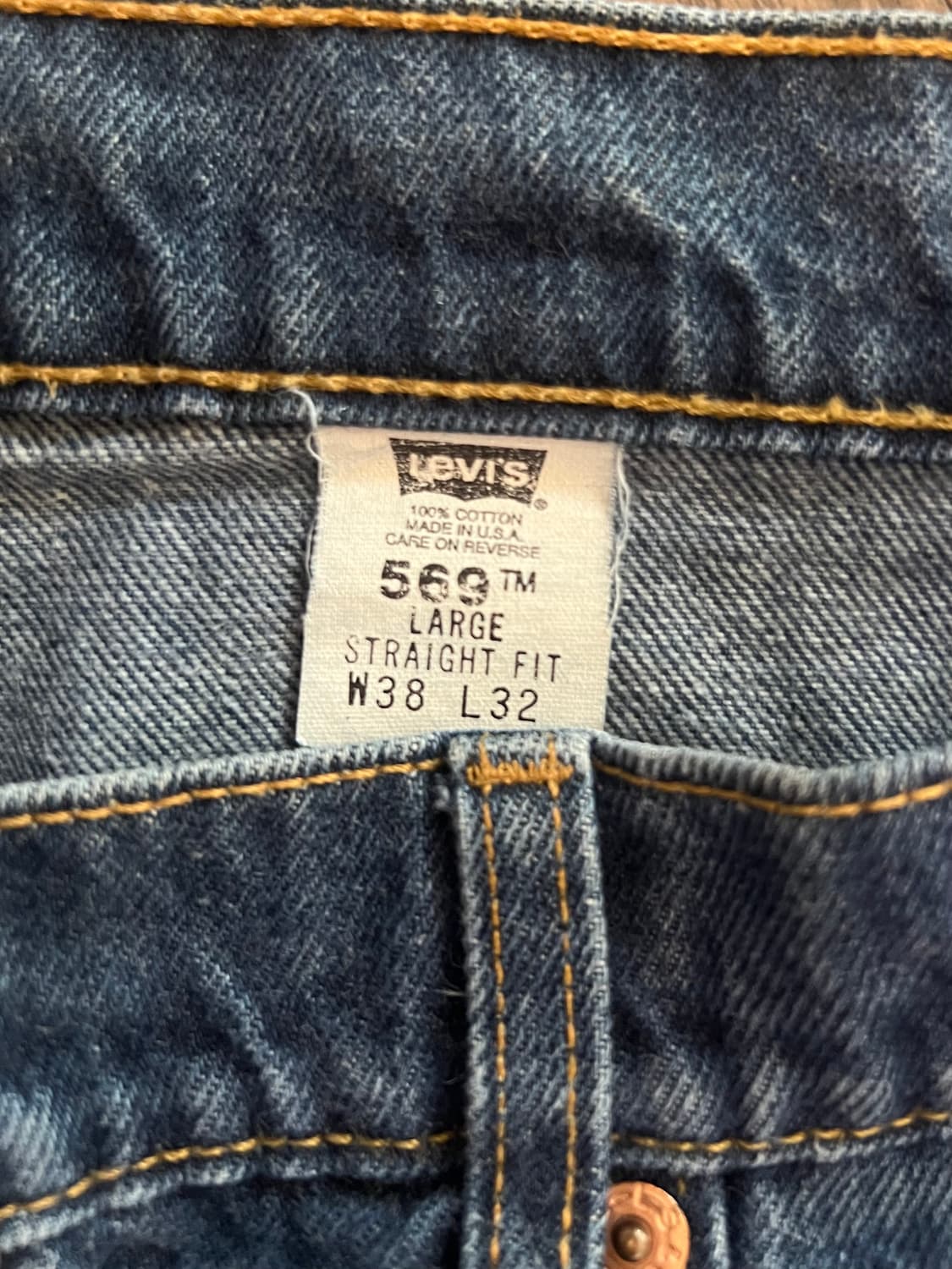 90s 리바이스 569 made in USA 567 565 실버탭 배기 상품이미지3