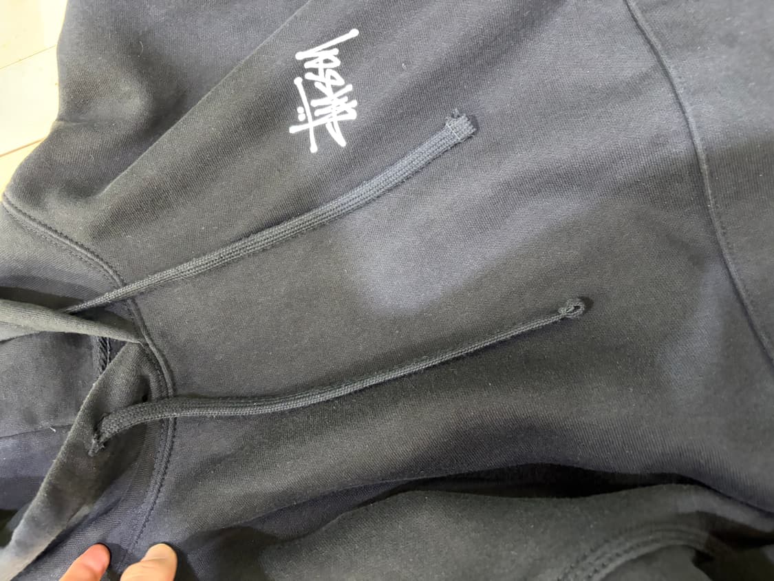 스투시 베이직 후드티 블랙 사이즈m 교신도 받아요 상품이미지5