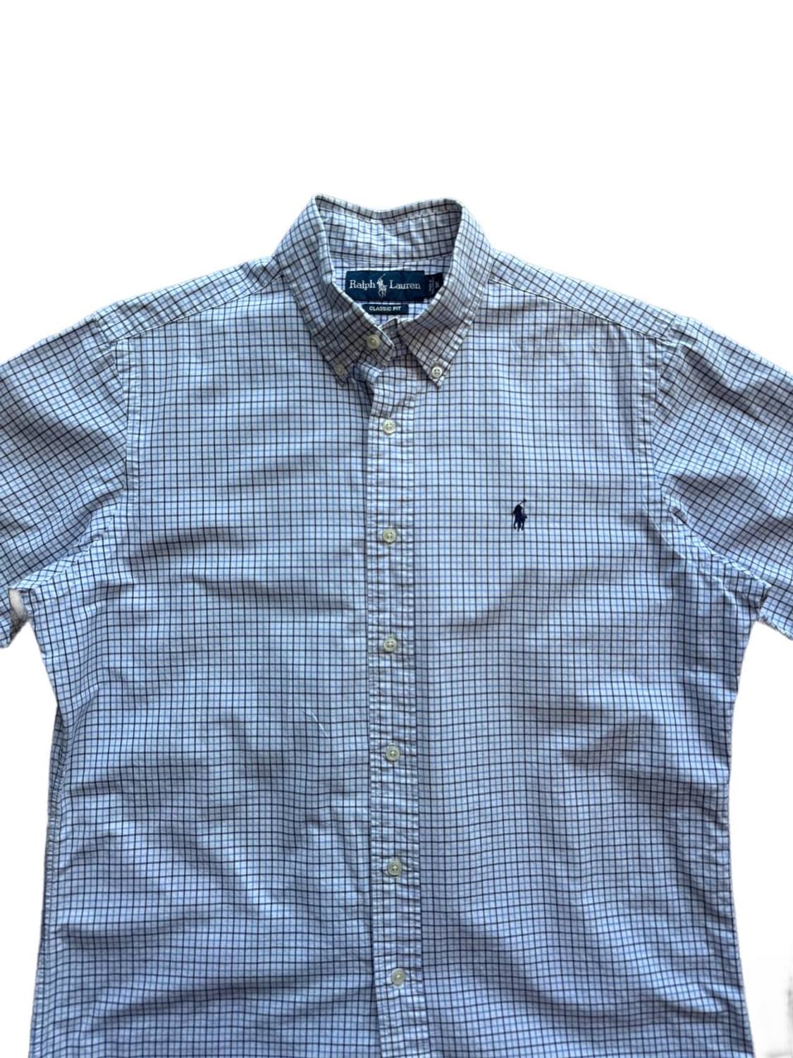 폴로 랄프로렌 버튼다운 반팔 체크셔츠 상품이미지3