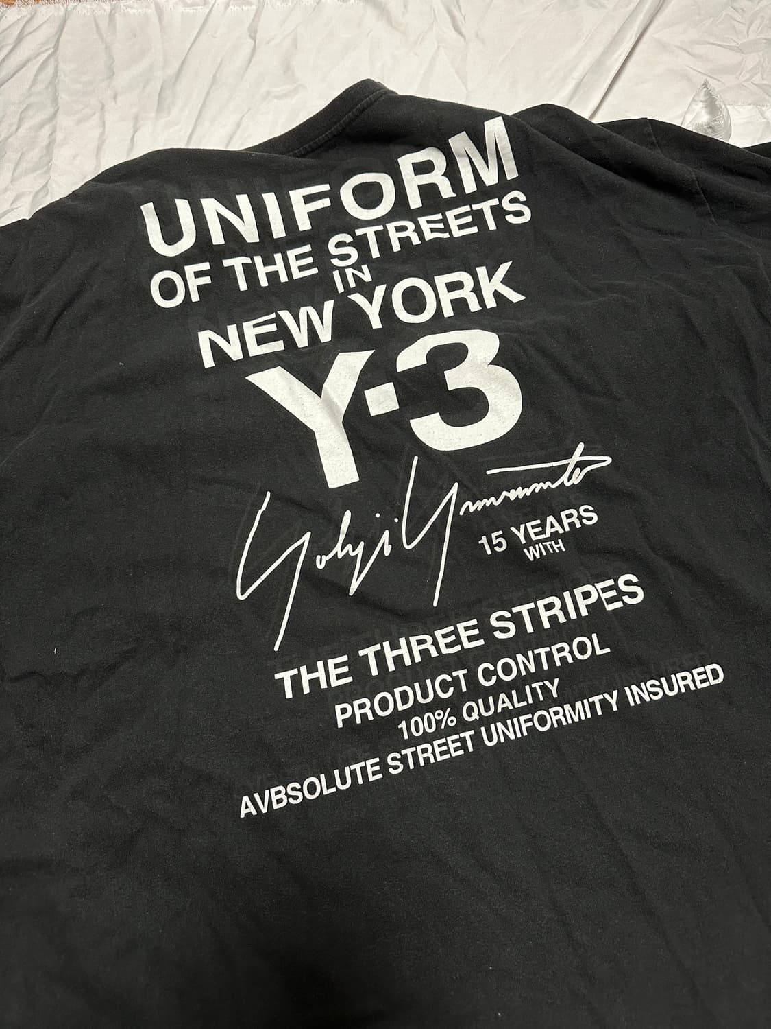 Y-3 반팔티 new york uniform t shirt  상품이미지2