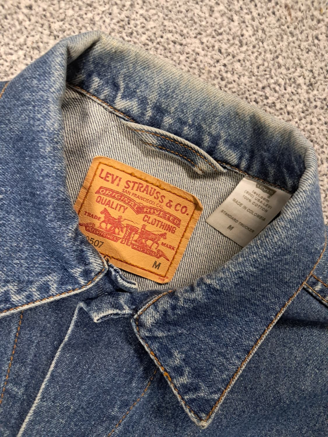 리바이스 블랭크탭 데님자켓 상품이미지2