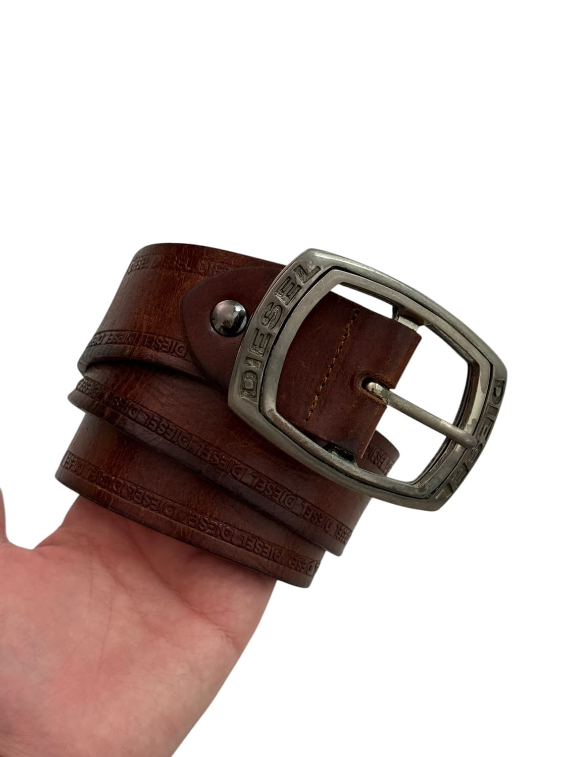 디젤 브라운 벨트 상품이미지4