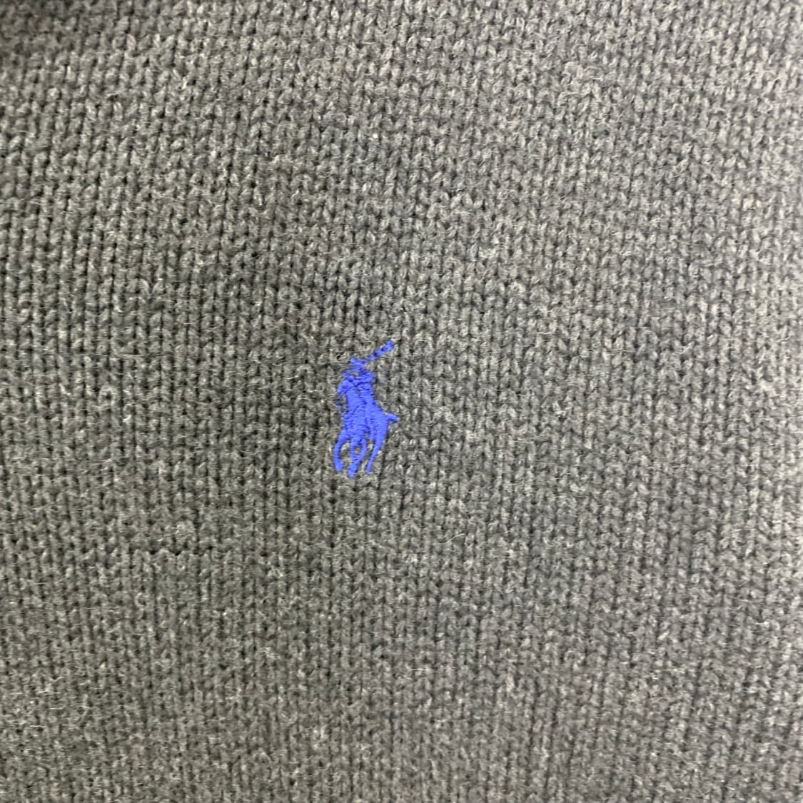 폴로 랄프로렌 신형 차콜 반집업 니트  상품이미지3