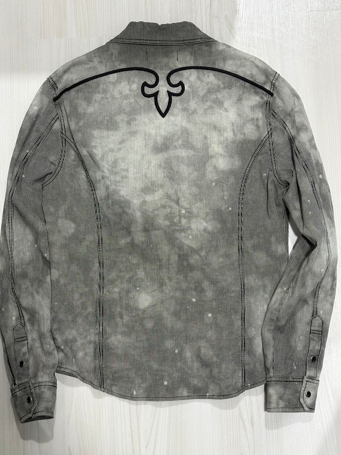 락리바이벌 다이드 패턴 웨스턴 셔츠 상품이미지3