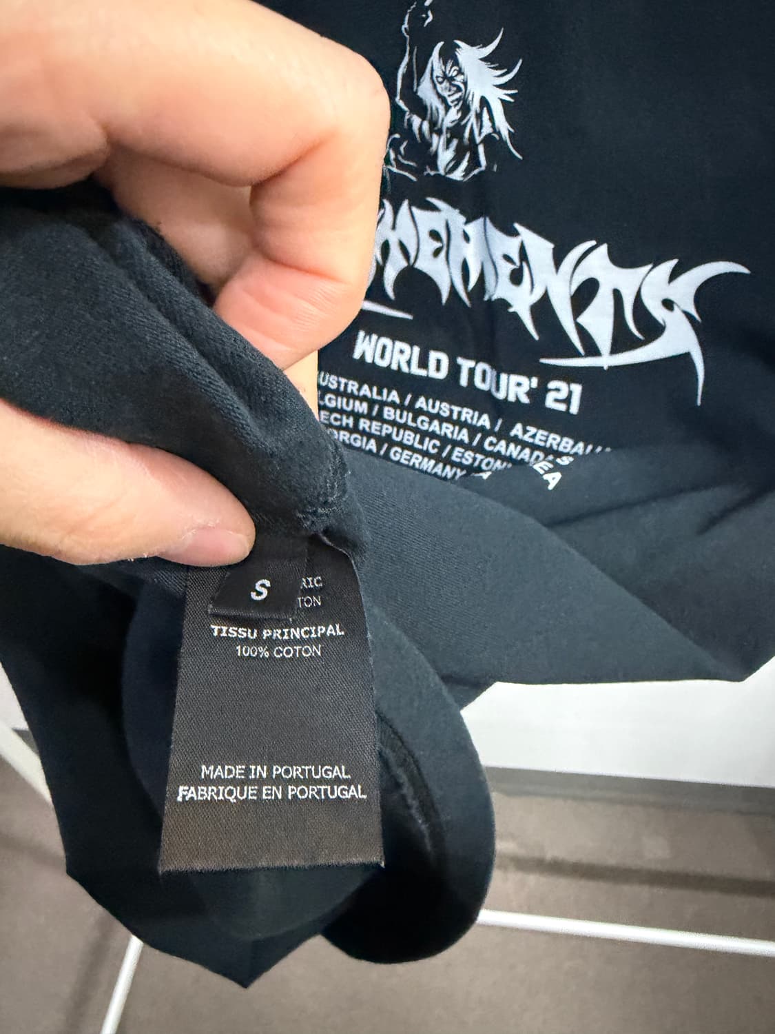 베트멍 월드투어 오버사이즈 티셔츠 정품 상품이미지6