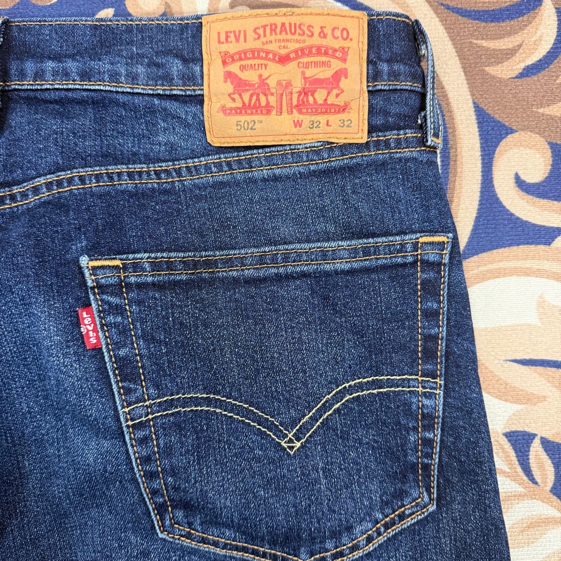 (32)리바이스 Levis502 워싱 데님팬츠 상품이미지2
