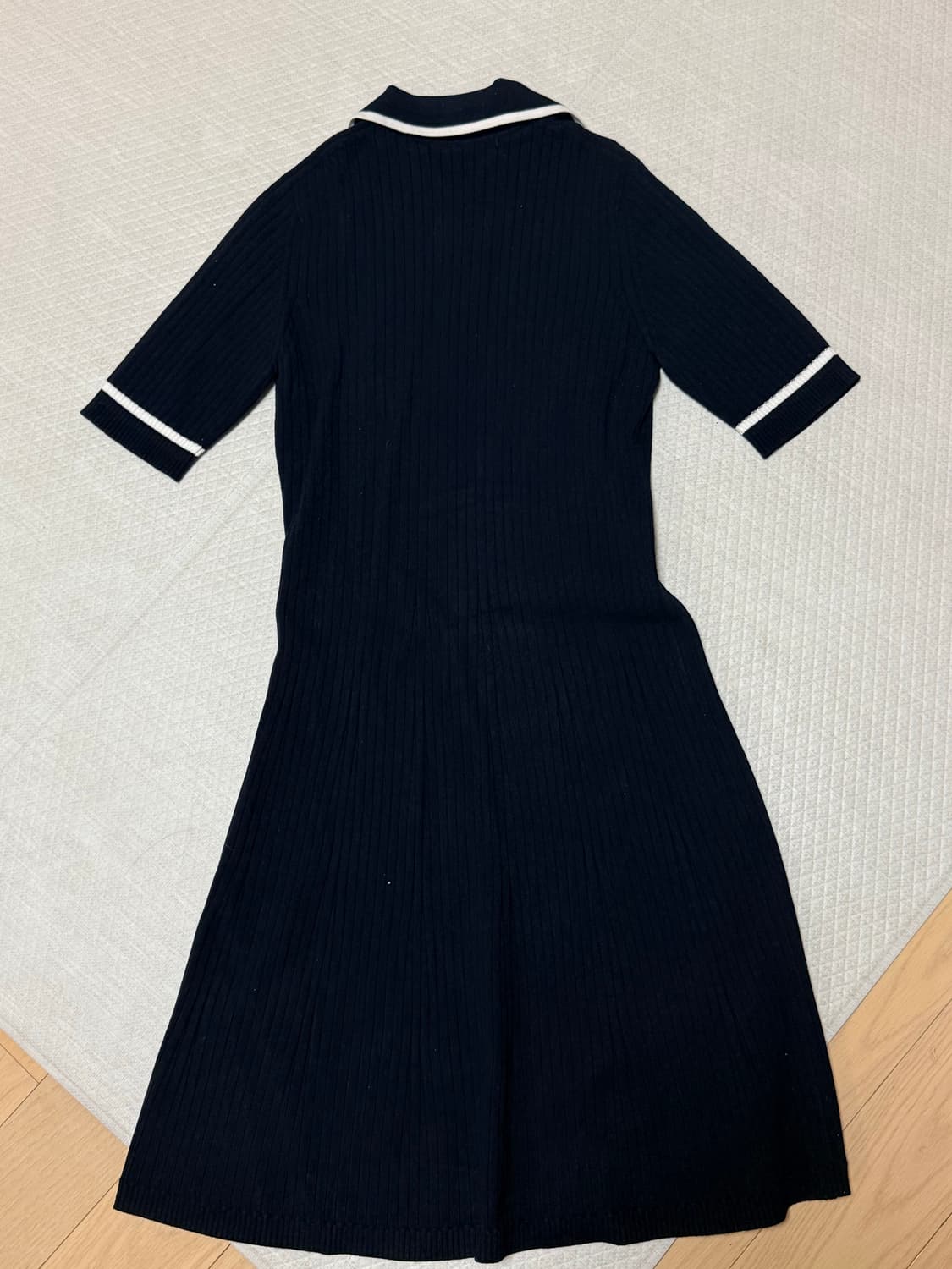 라코스테 니트 네이비 원피스 36 상품이미지2