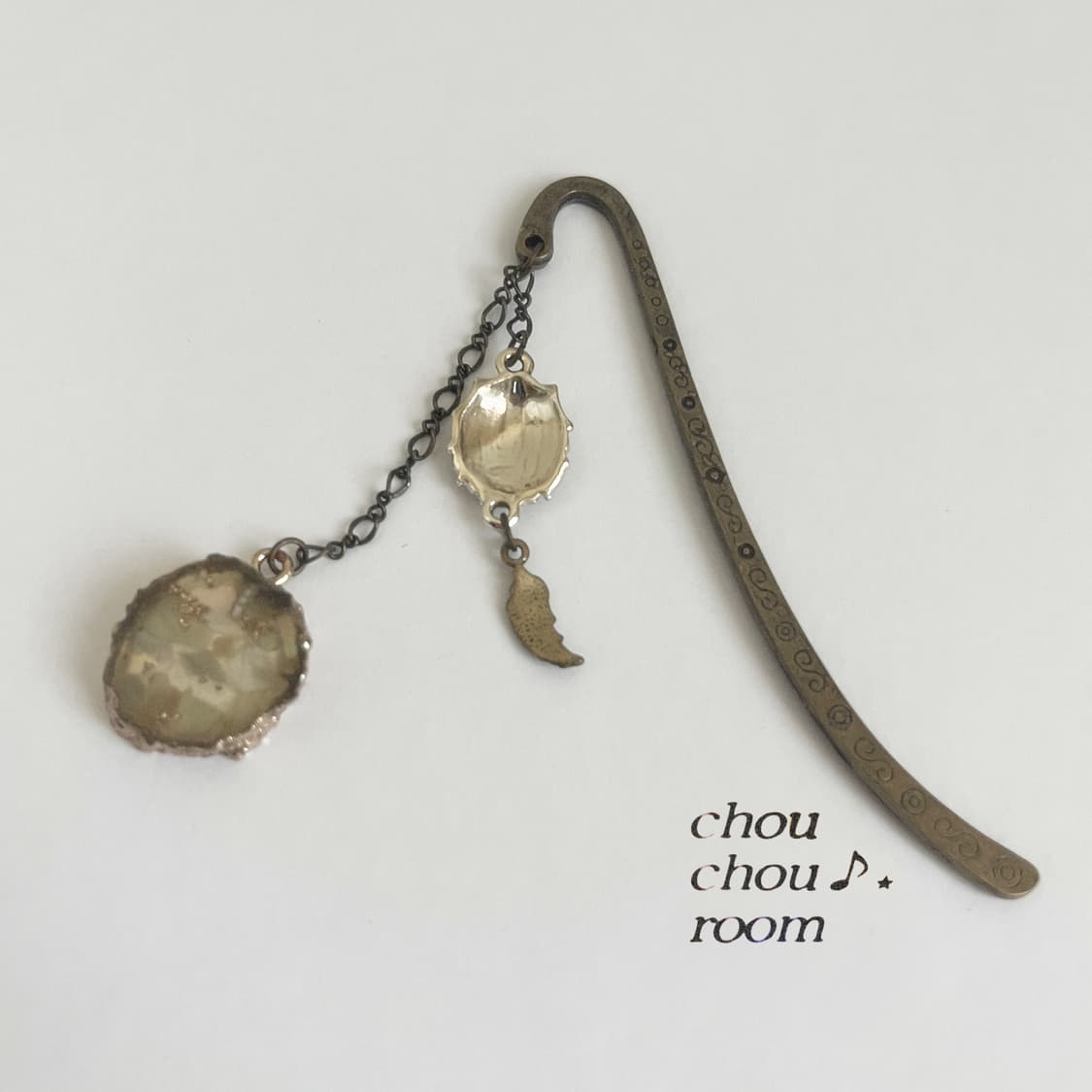 메탈 펜던트 책갈피 ⊰whispering shell⊱ bookmark 상품이미지3