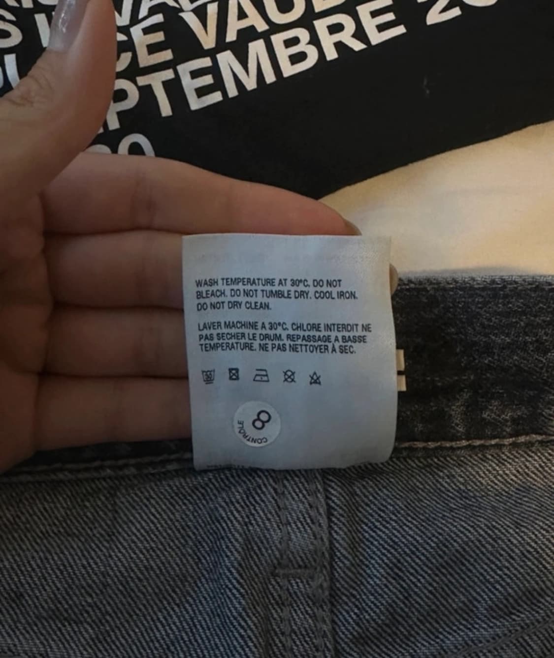 헬무트랭 데님 미니스커트 상품이미지3