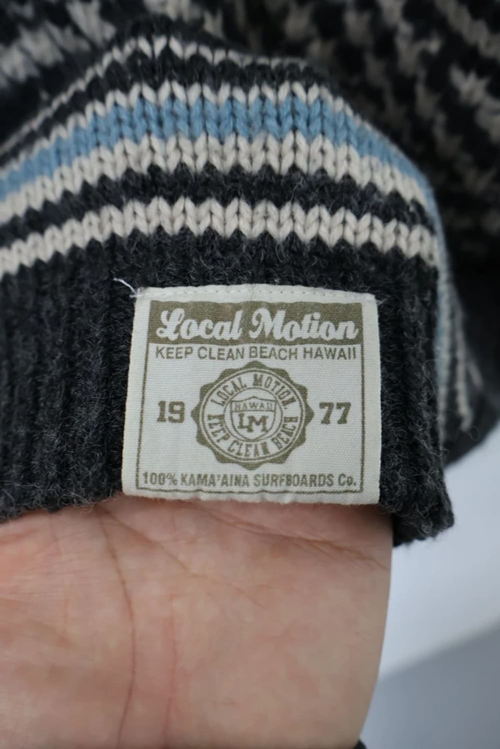 Local Motion Pattern Knit Cardigan 상품이미지7