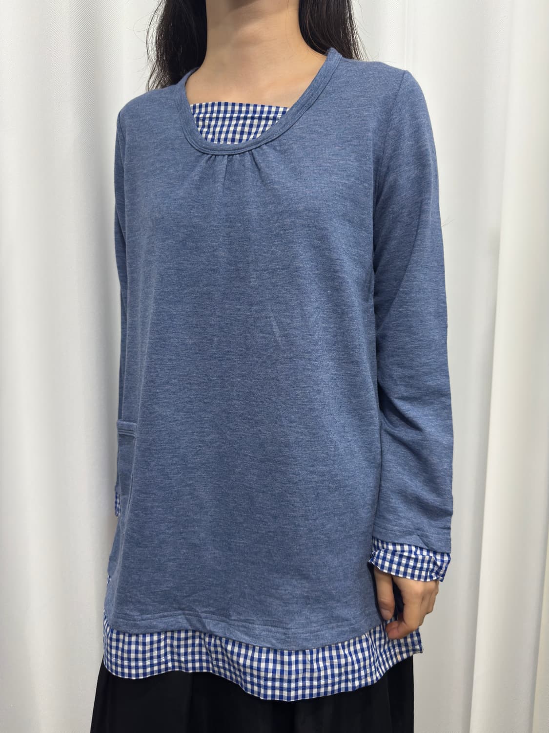 mori check top 상품이미지2
